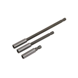 Magnetic 1/4" bit extension handle for screwdriver