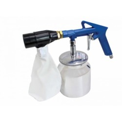 Pneumatyczny pistolet do piaskowania ze zbiornikiem gratis 500g piasku