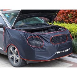 Uniwersalny pokrowiec ochronny na zderzak błotnik przód samochodu olejoodporny 355x74cm