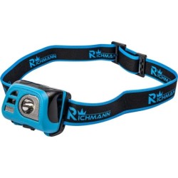 Czołowa lampa latarka akumulatorowa na głowę 160lm czerwony led