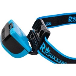 Czołowa lampa latarka akumulatorowa na głowę 160lm czerwony led