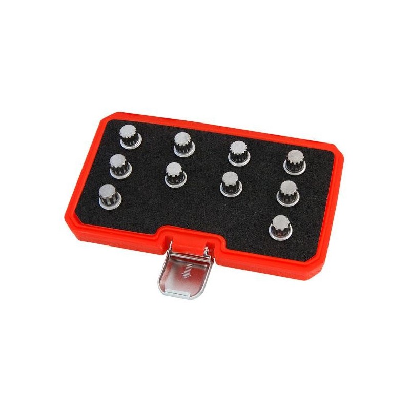 Zestaw nasadek do odkręcania zabezpieczeń śrub antykradzieżowe bmw 10el