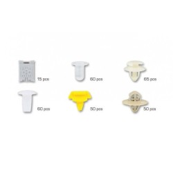 Zestaw tapicerskich spinek samochodowych renault 300szt