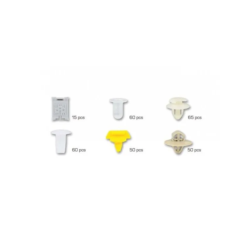 Zestaw tapicerskich spinek samochodowych renault 300szt
