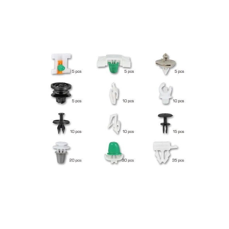 Zestaw spinek tapicerskich audi 160szt