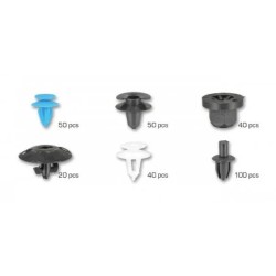 Uniwersalne spinki tapicerskie opel 300szt