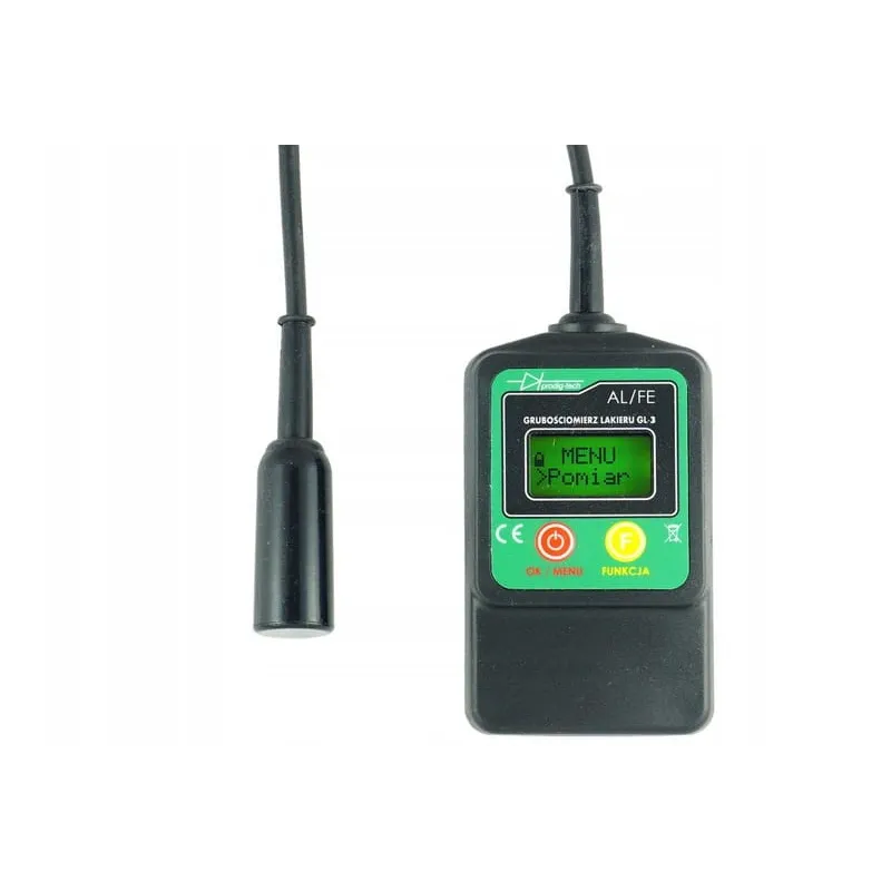 Miernik grubości lakieru tester czujnik gl-3s uv
