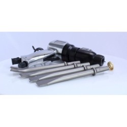 Młotek udarowy pneumatyczny z dłutami