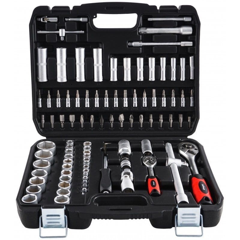 Klucze nasadowe 94 sztuki zestaw walizka deget