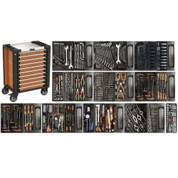 Szafka narzędziowa wózek z wyposażeniem 536 el