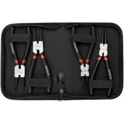 Zestaw szczypiec segera 9 230mm końcówki pełne cylindryczne 4el