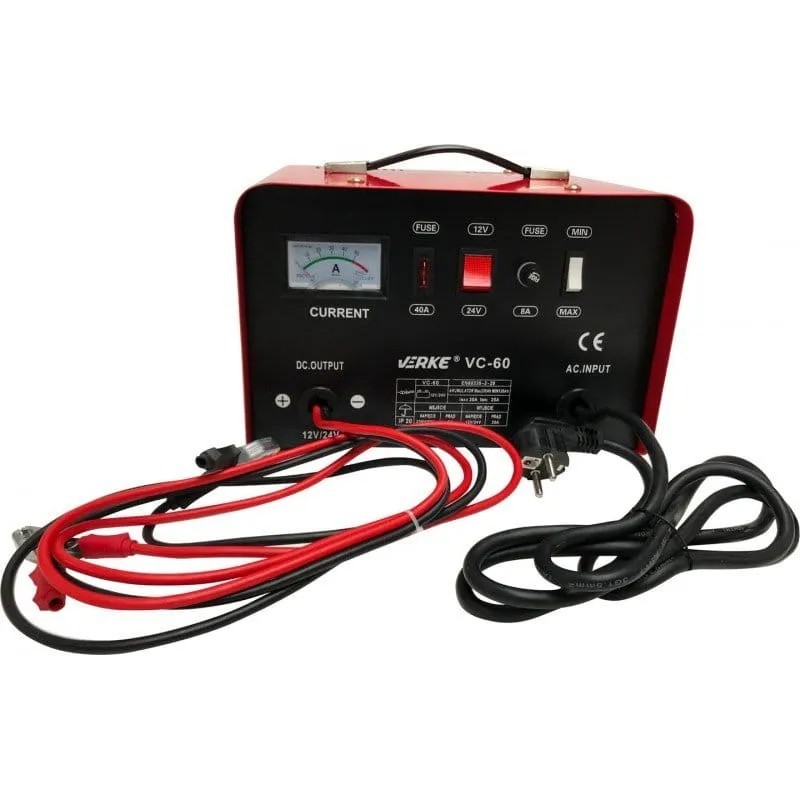 Prostownik ładowarka do akumulatora 12 24v 30a 120-350 ah