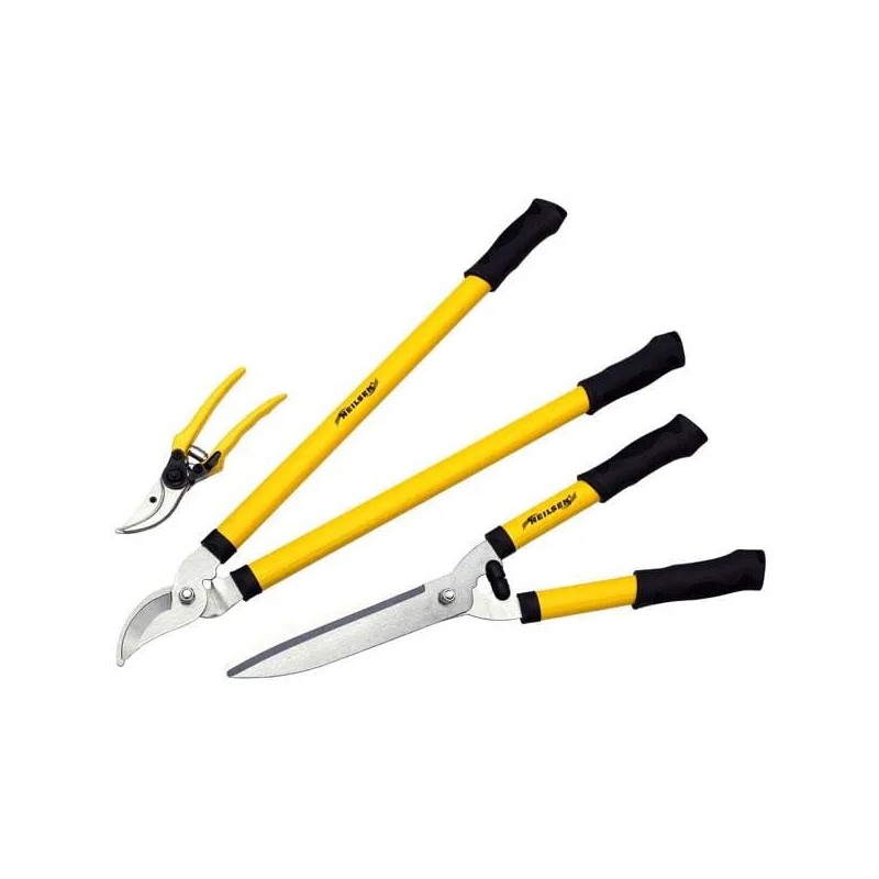 Zestaw nożyce do gałęzi żywopłotu sekator 200mm 520mm 600mm