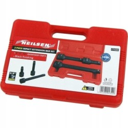 Zestaw przedłużek udarowych 3/4" 100 150 250 mm