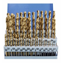 Wiertła tytanowe do metalu 1.0-6.0 51 szt
