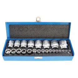 Socket spanners inch 1/4 1/2 24pcs socket set 5/32-1-1/4