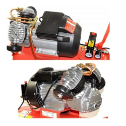 Kompresor tłokowy sprężarka dwutłokowa 100l 370l/min zva100