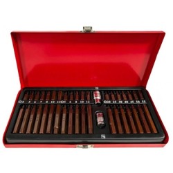 Zestaw bitów torx imbus 40el metalowa walizka