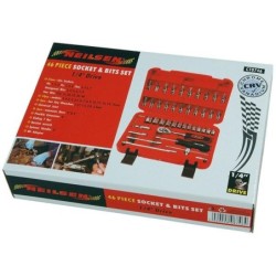 Zestaw kluczy nasadowych 1/4" torx imbus walizka