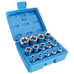 Klucze nasadowe e - torx 1 4 3 8 1 2 e4-e24
