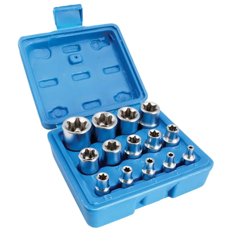 Klucze nasadowe e - torx 1 4 3 8 1 2 e4-e24