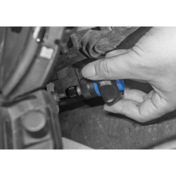 Mini grzechotka ręczna 48 zębów z uchwytem do bitów 1/4" plus zestaw bitów 6 szt