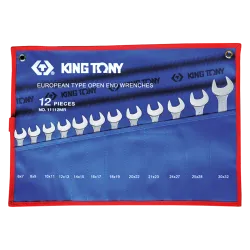 Zestaw kluczy płaskich widlastych 6-32mm kingtony