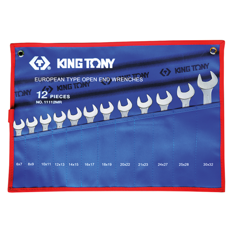 Zestaw kluczy płaskich widlastych 6-32mm kingtony