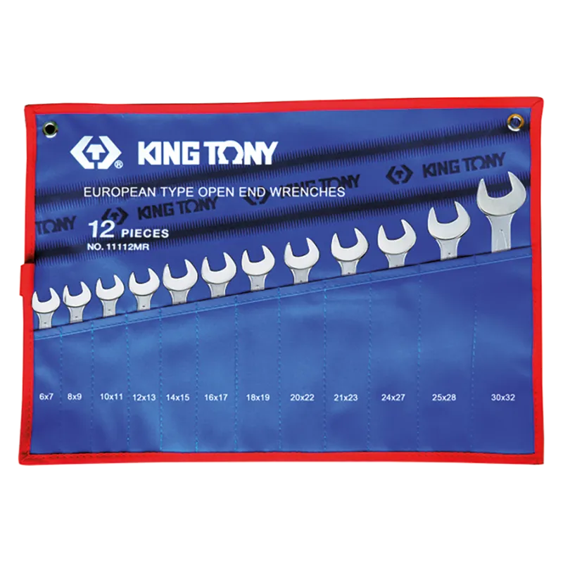 Zestaw kluczy płaskich widlastych 6-32mm kingtony