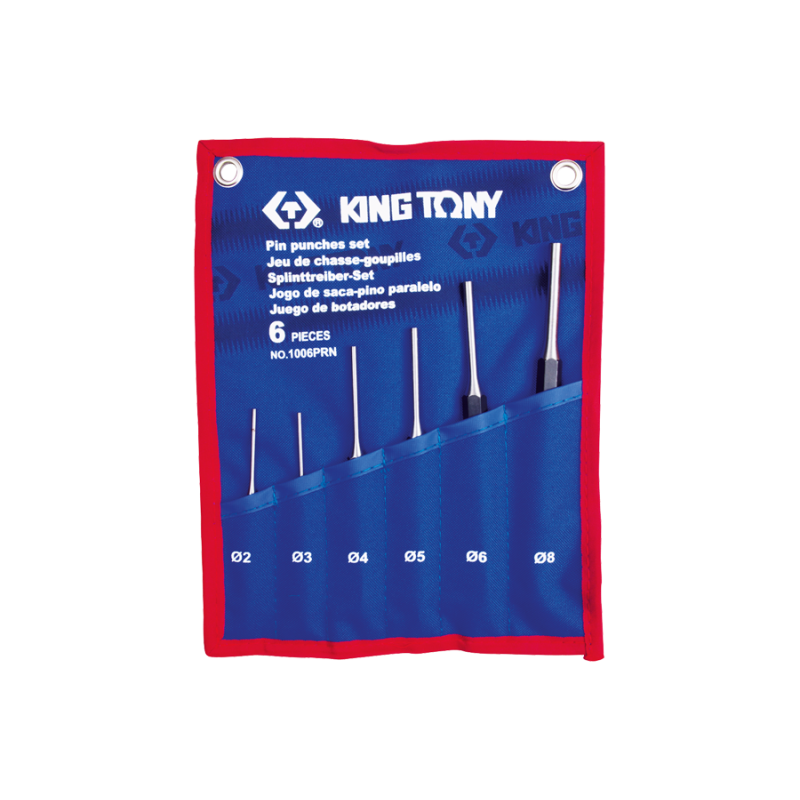 Zestaw wybijaków igłowych 2 - 8 mm etui