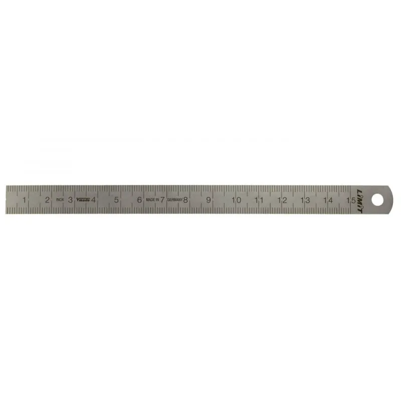 Stalowy przymiar liniowy 150mm germany