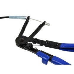 Szczypce do opasek na przewodach wodnych z linką