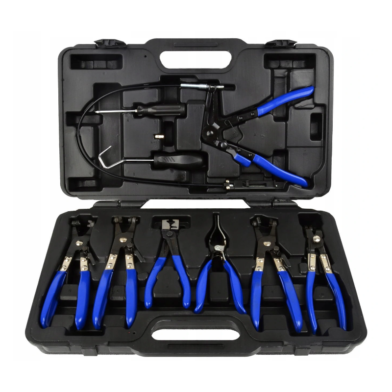 Szczypce do opasek taśmowych 9el z linką tapicerskie