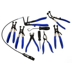 Szczypce do opasek taśmowych 9el z linką tapicerskie