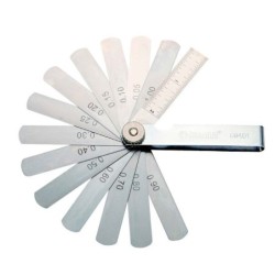 Szczelinomierz 14 listkowy prosty 0,05-1,00mm