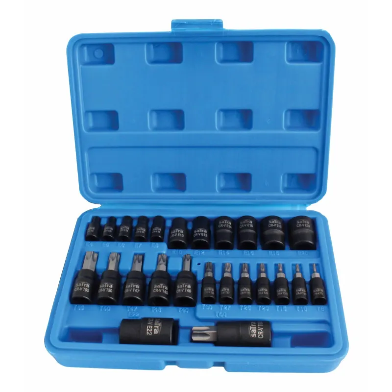 Klucze nasadowe torx e-torx 1 4 3 8 1 2