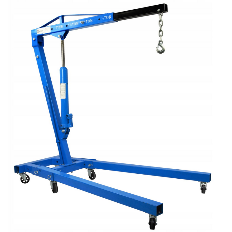 Składany żuraw warsztatowy 2t do wyciągania silników