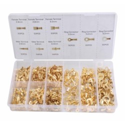 Konektory elektryczne nieizolowane 450szt