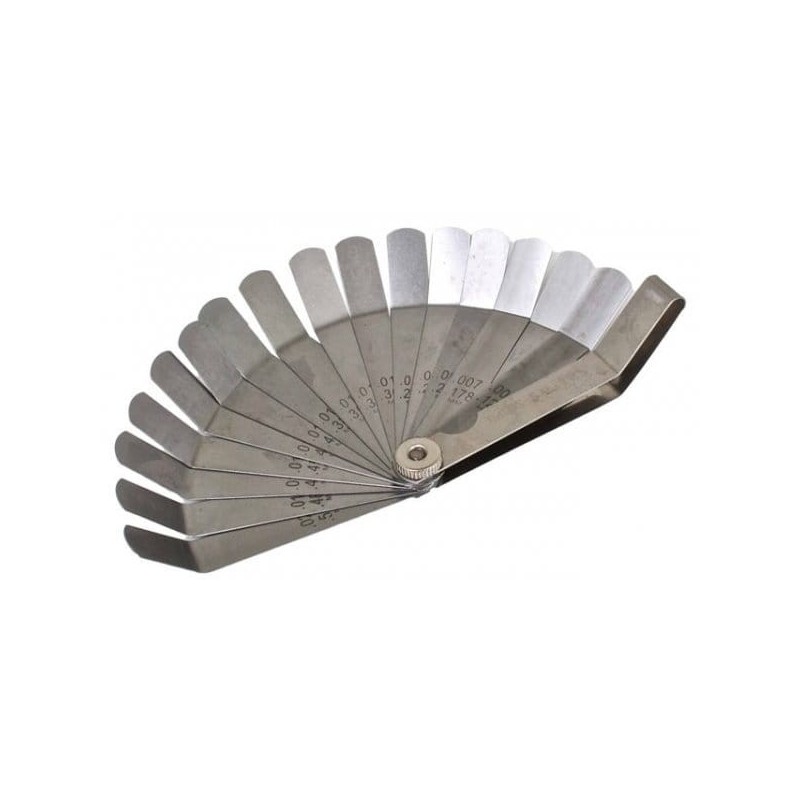 Szczelinomierz metryczno - calowy odgięty 0.05- 1mm