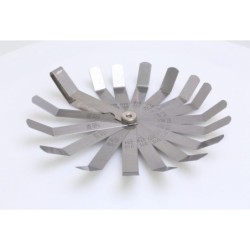 Szczelinomierz metryczno - calowy odgięty 0.05- 1mm