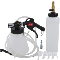 Brake bleeding kit for replacing brake fluid