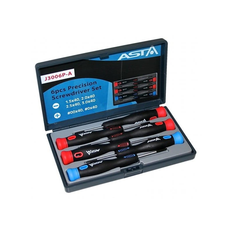 Wkrętaki precyzyjne - zestaw 6 szt