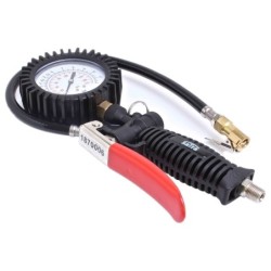 Pistolet do pompowania kół z manometrem 8 bar