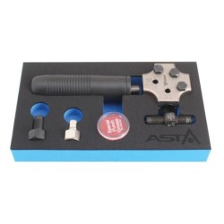 Praska do zarabiania końcówek przewodów hamulcowych