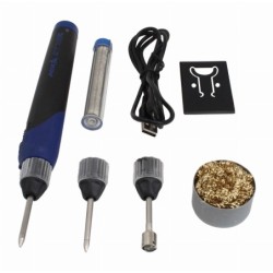 Lutownica akumulatorowa 30w 600 c akcesoria