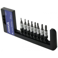 Klucze nasadowe torx tamper 1 4l 37 - zestaw 8szt