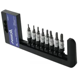 Klucze nasadowe torx tamper 1 4l 37 - zestaw 8szt