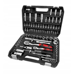 Zestaw kluczy nasadowych 94 szt. 1/4 1/2 grosley