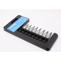 Klucze nasadowe torx standard 1 4 l 38 - zestaw 8 szt.