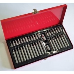 Zestaw bitów 40 el hex torx spline